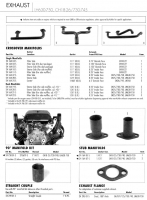 EXHAUST MANIFOLDS LH CH ENGINES