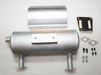 Kohler Part # 2478626S Exhaust Muffler Kit Aluminized Oil Filter Side Ch Lh