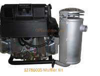 Kohler Part # 3278603S Exhaust Muffler Kit Zt Oil Filter Side