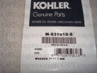 Kohler Part # M931010S Plain Washer