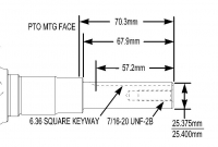 Kohler Part # 24014383S Crankshaft